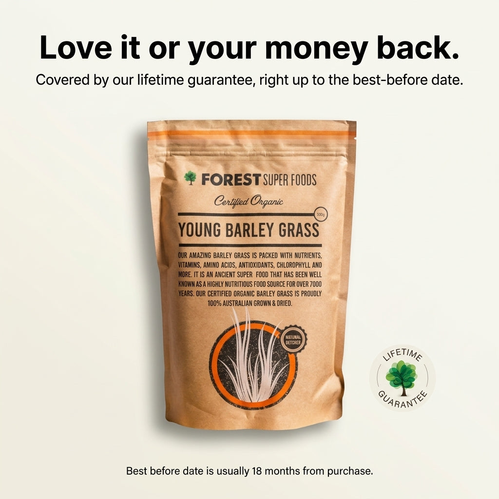 Certified Organic Australian Barley Grass